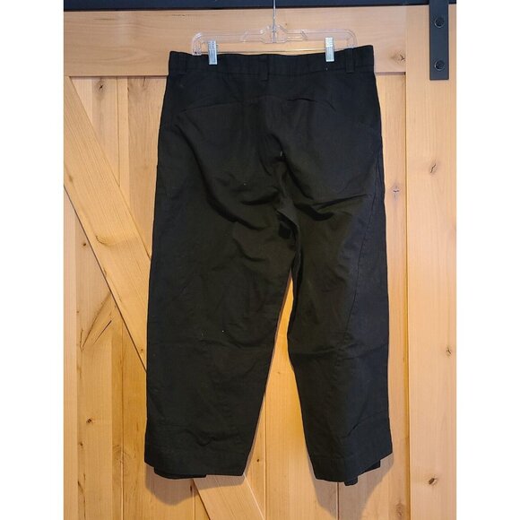 A.L.C. Women's Size 36 Asymmetric Hem Black Preppy Cotton Blend 36x24" Capri XL - Picture 2 of 16